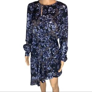 Parker Long Sleeve Flower Print Dress NWT
